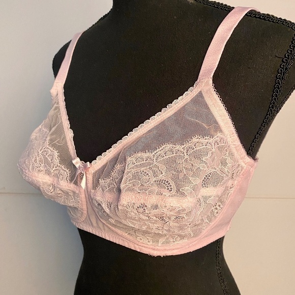 WACOAL 34E/34DD Chantilly Lace Minimizer Bra 855186 *Underwire Removed* - Picture 3 of 15